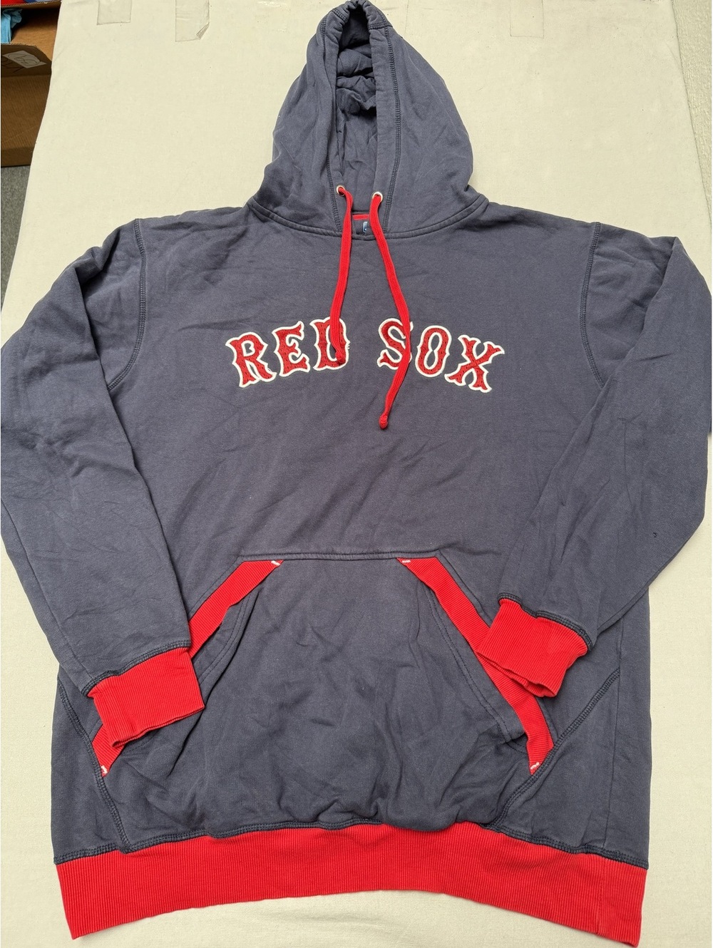Vintage Boston Red Sox Hoodie Embroidered MLB Merch XLT